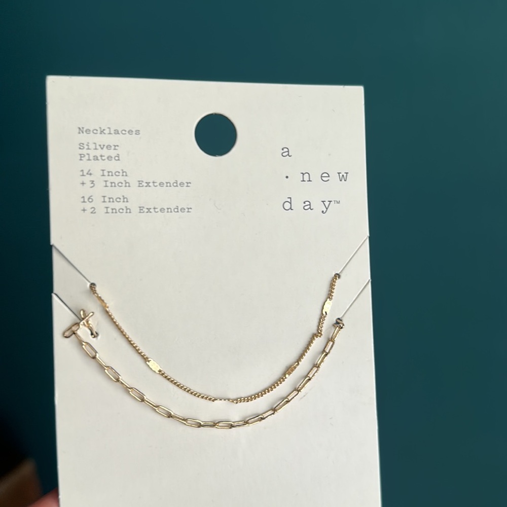 NEW A New Day Target gold necklaces